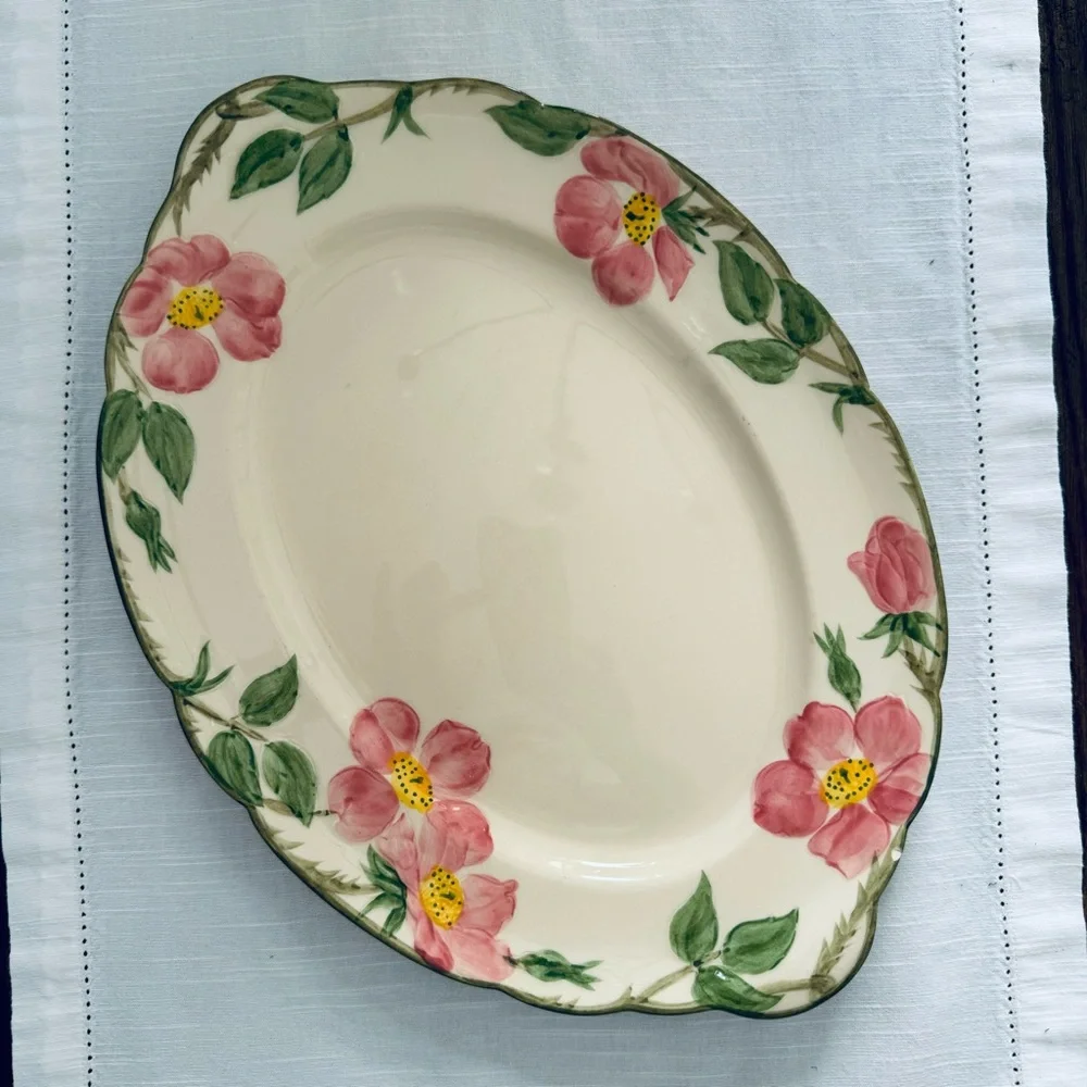 Vintage 1960s Desert Rose Serving Tray 14